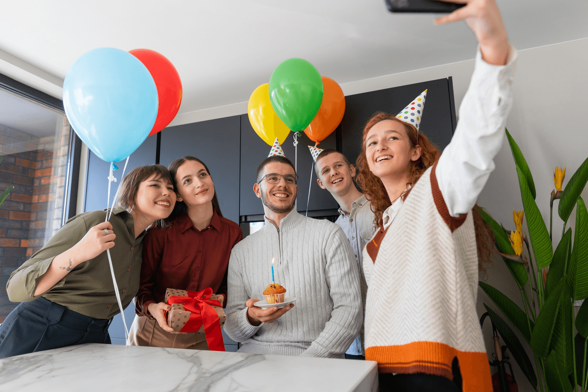 Office birthday celebration